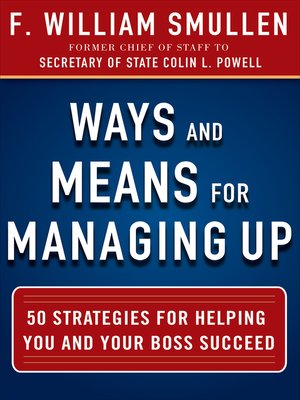 Ways and Means for Managing Up - ebook